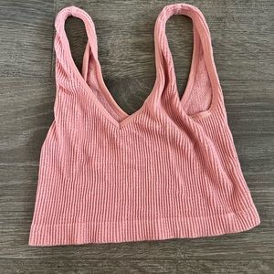 Basic Ribbed Cropped Tank